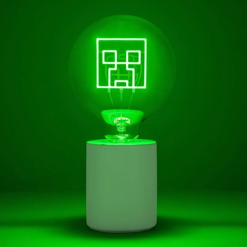 02. Minecraft Creeper LED Neon Bulb Lamp