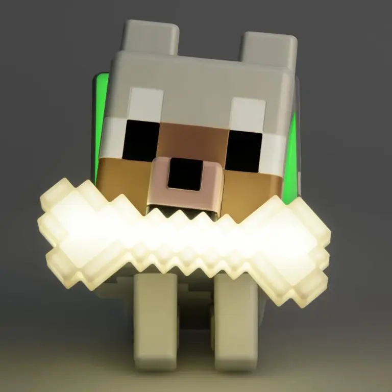 02. Paladone GloBuddies Minecraft Wolf Light