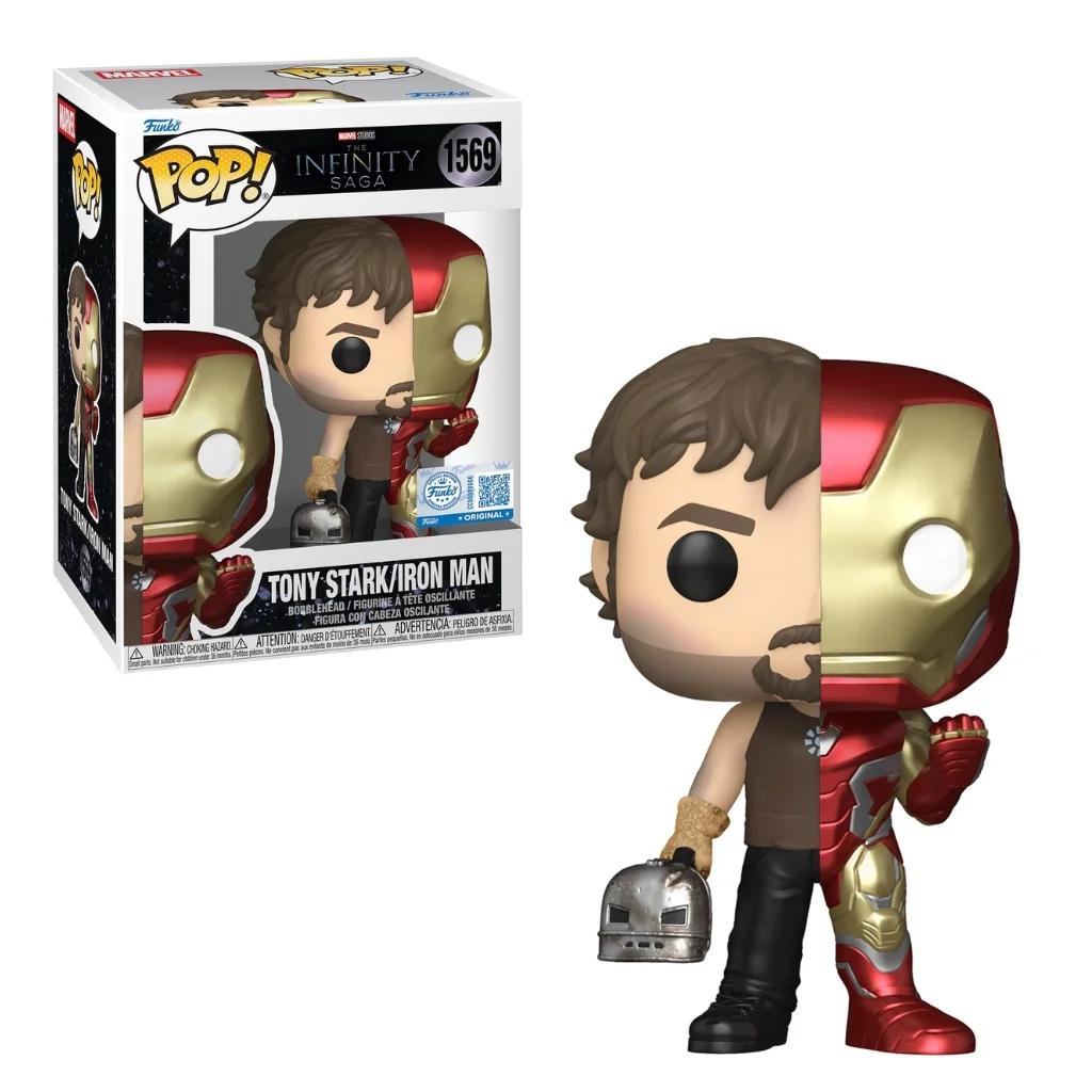 03. Funko Pop! Marvel The Infinity Saga Tony Stark Iron Man #1569