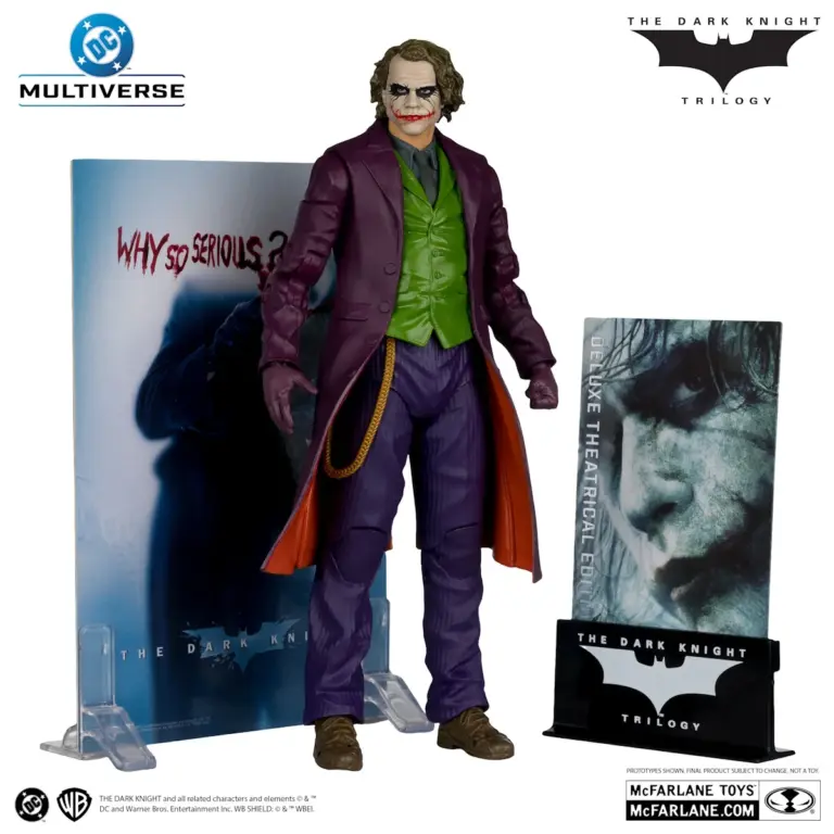 03. McFarlane DC Multiverse The Joker (The Dark Knight) Figura, 18cm