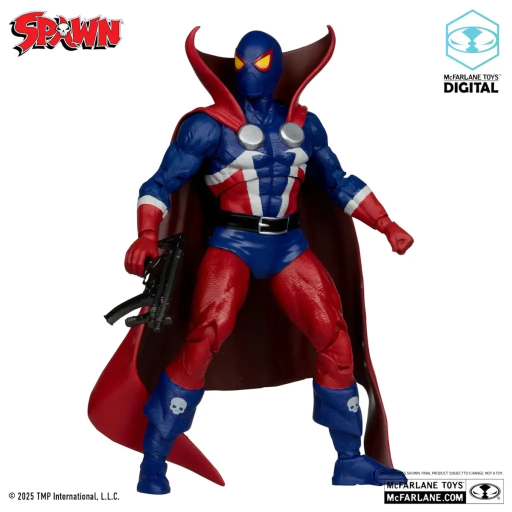 03. McFarlane Digital Spawn 1977 Figura, 18cm + Strip (Spawn #1)