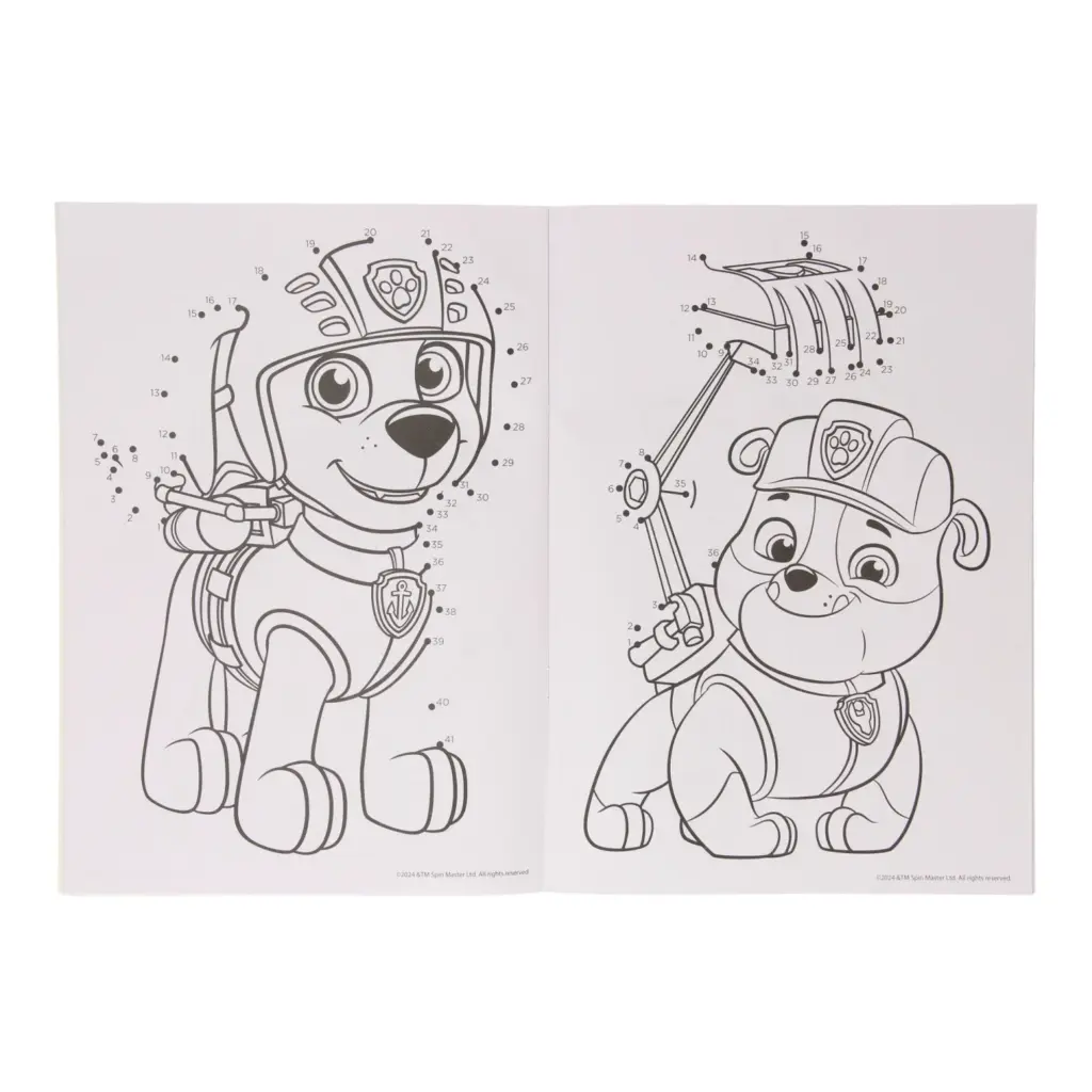 03. Paw Patrol Bojanka Sa Spajanjem Točaka + Naljepnice (32 Stranice)