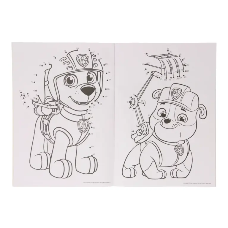 03. Paw Patrol Bojanka Sa Spajanjem Točaka + Naljepnice (32 Stranice)