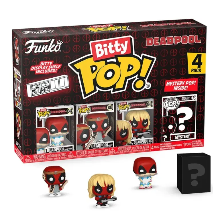 04. Funko Bitty Pop! Deadpool 4 Pack Series 4
