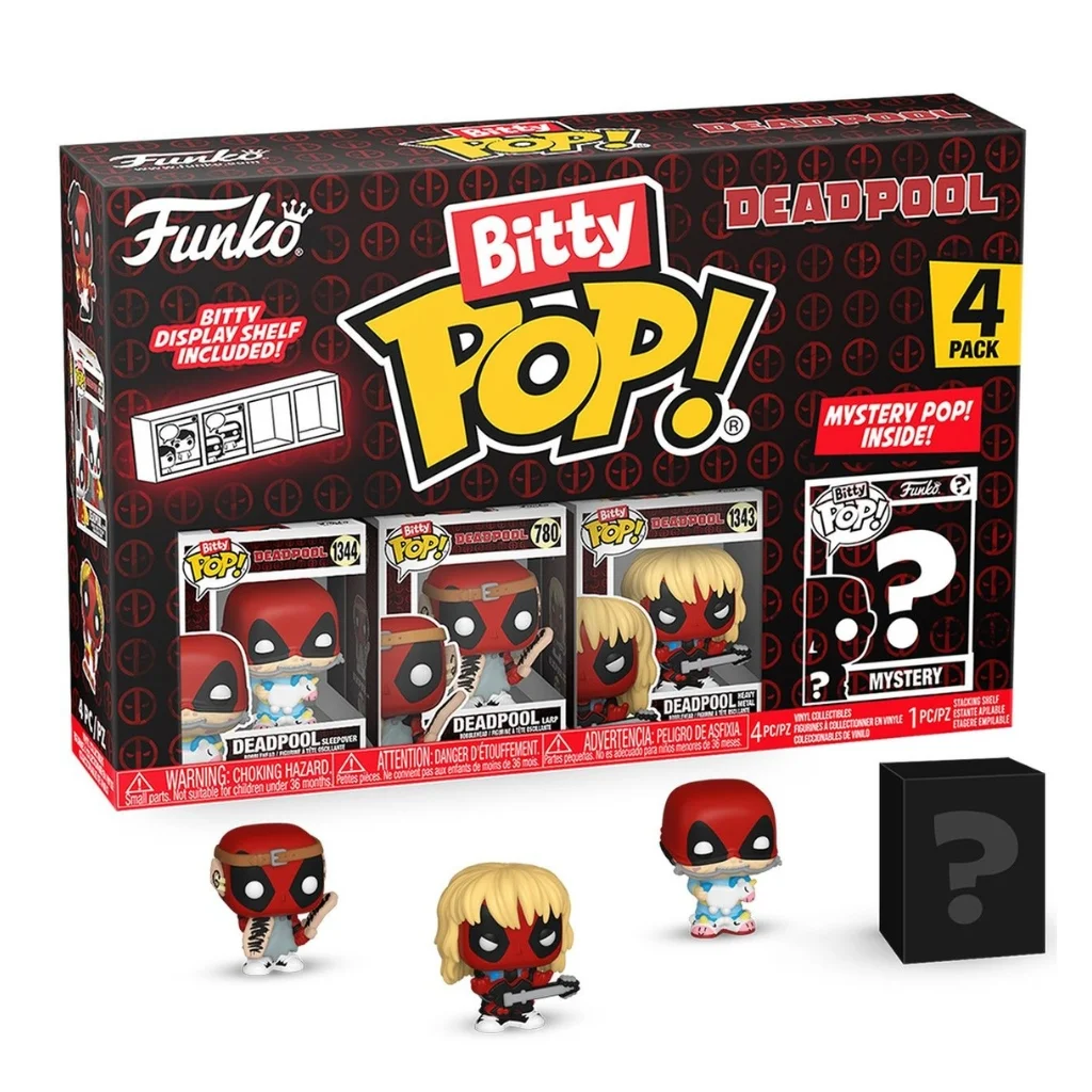 04. Funko Bitty Pop! Deadpool 4 Pack Series 4