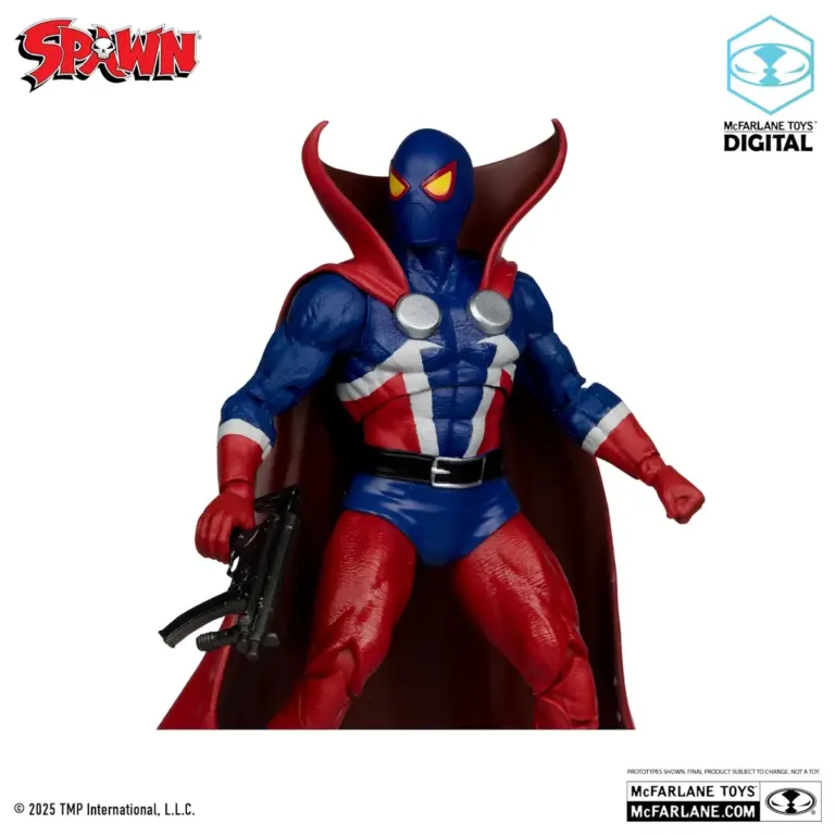 04. McFarlane Digital Spawn 1977 Figura, 18cm + Strip (Spawn #1)
