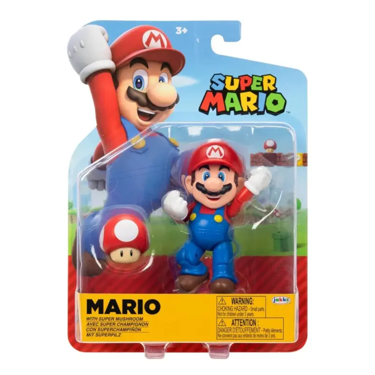 04. Super Mario Bros Mario Figurica, 10cm