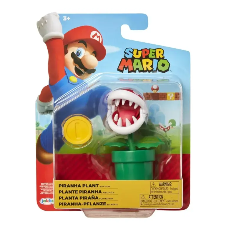 04. Super Mario Bros Piranha Plant Figurica, 10cm