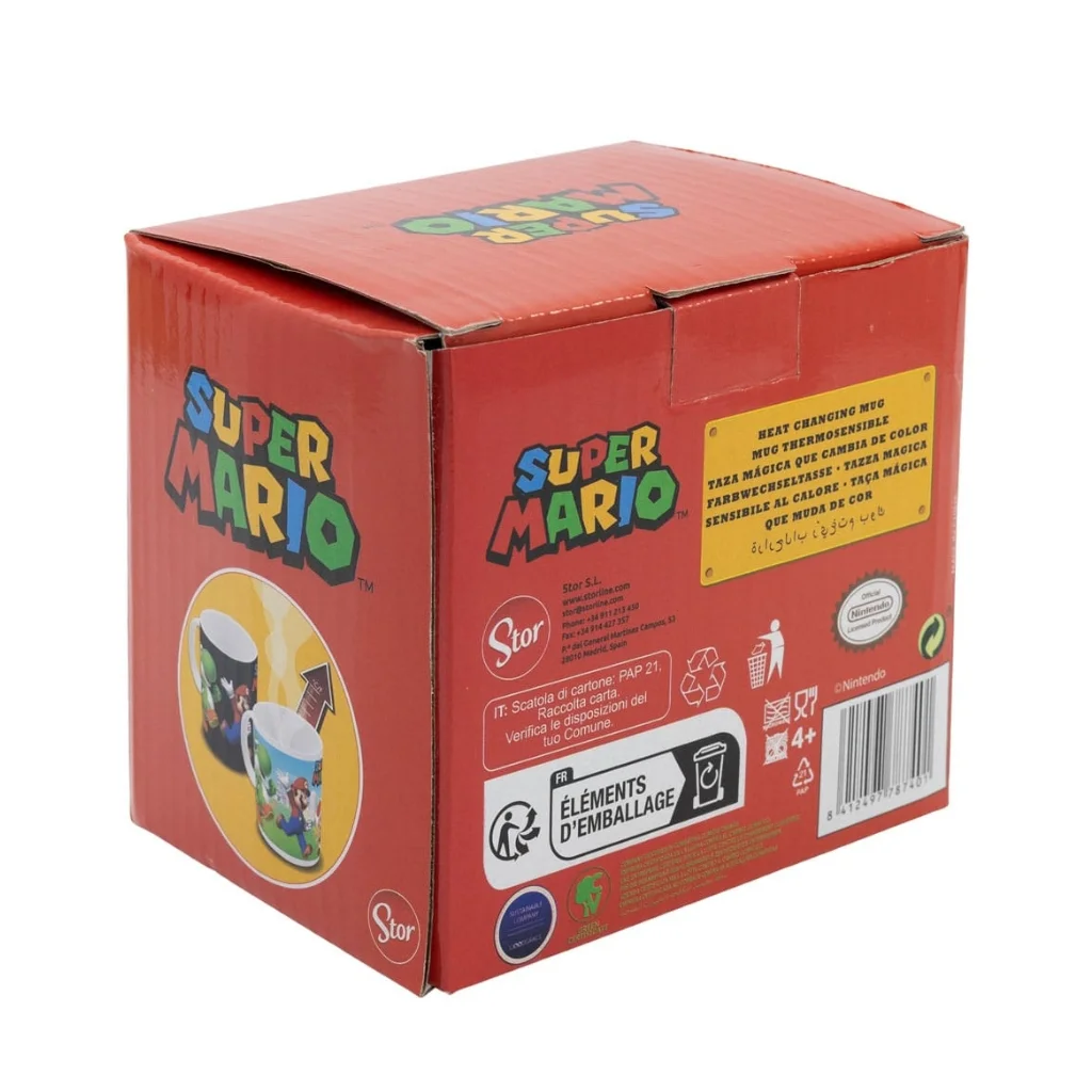 04. Super Mario šalica Koja Mijenja Boju, 325 Ml