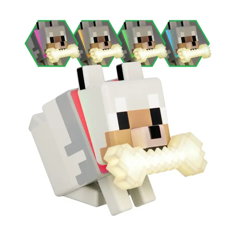 05. Paladone GloBuddies Minecraft Wolf Light
