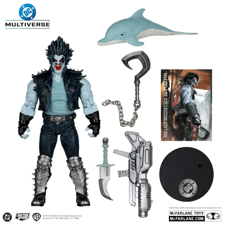 06. McFarlane Collector Edition #58 Lobo (DC Classic) Figura, 18cm