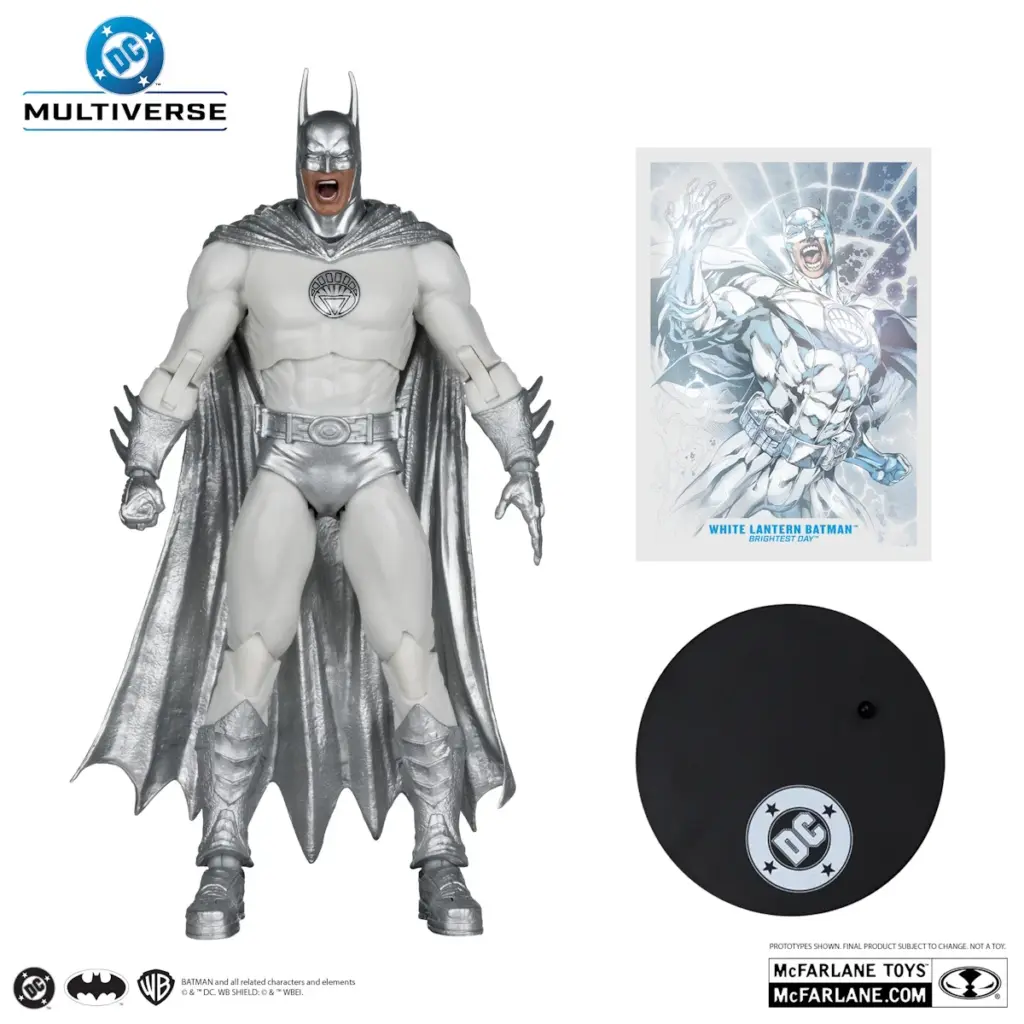 06. McFarlane DC Multiverse White Lantern Batman (Brightest Day) Figura, 18cm
