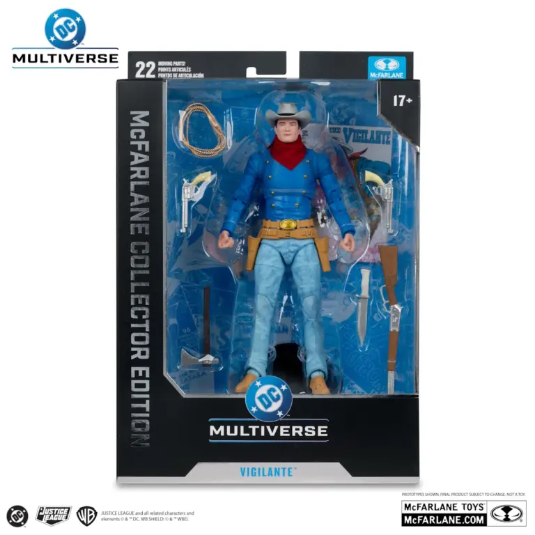 07. McFarlane Collector Edition #56 Vigilante (All Star Squadron) Figura, 18cm