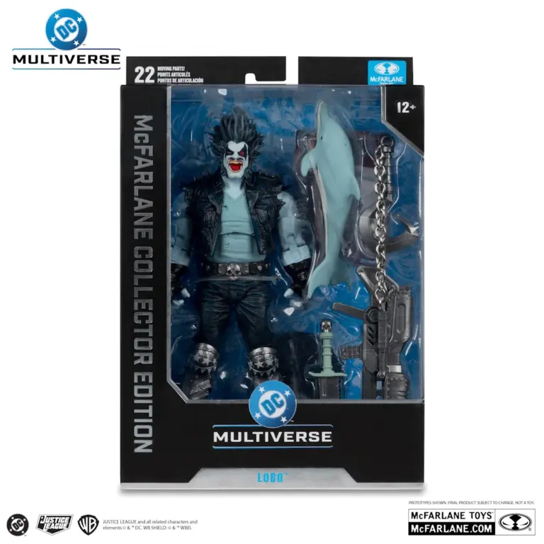 07. McFarlane Collector Edition #58 Lobo (DC Classic) Figura, 18cm