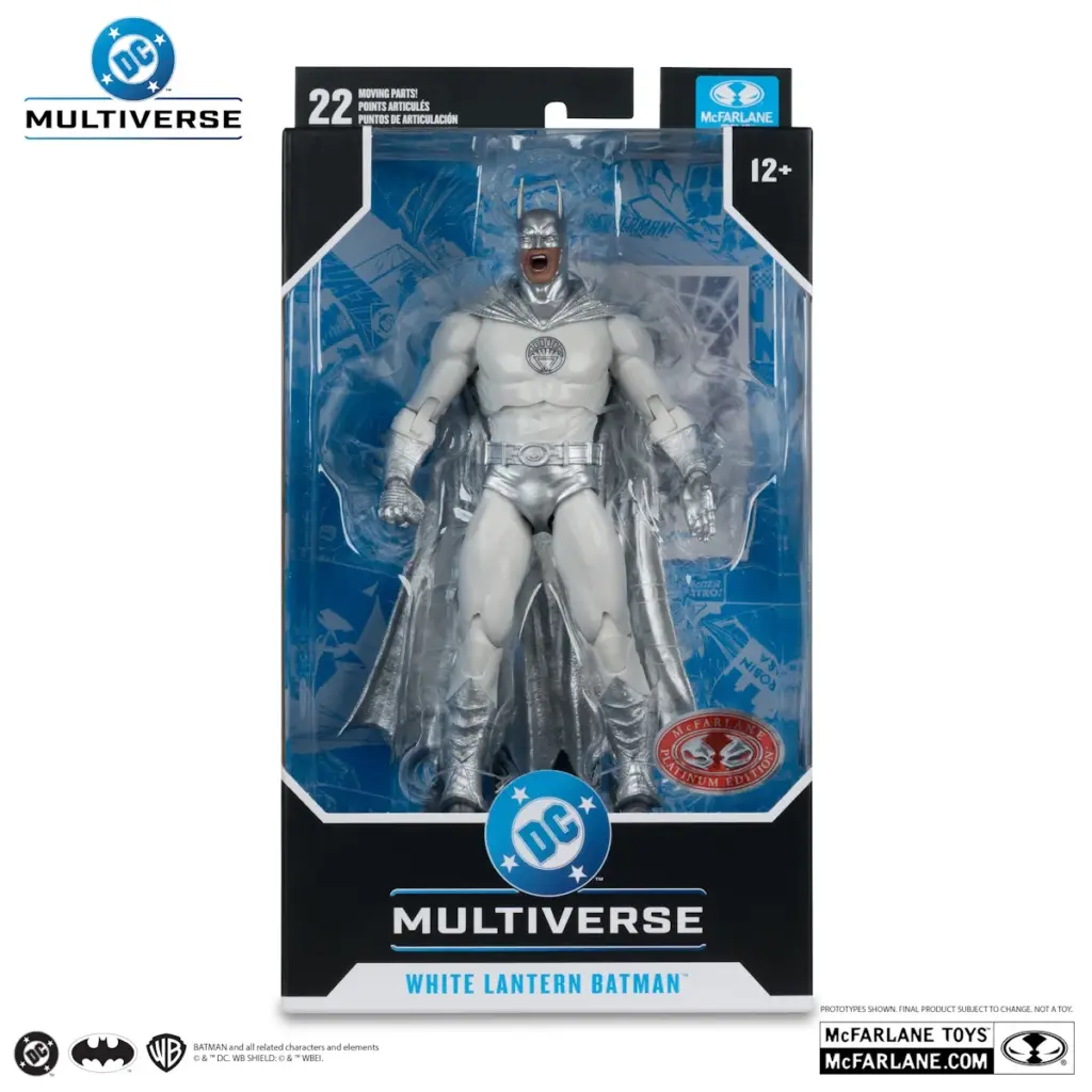 07. McFarlane DC Multiverse White Lantern Batman (Brightest Day) Figura, 18cm