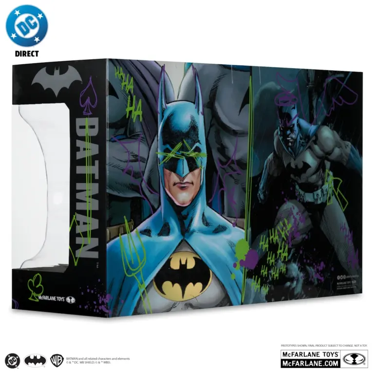 07. McFarlane Gold Label Batman Knightfall & Hush (Jokerized) Cowl Replicas