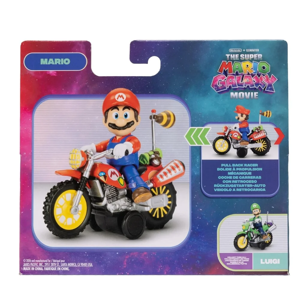 07. Super Mario Galaxy Movie Mario Figurica I Vozilo