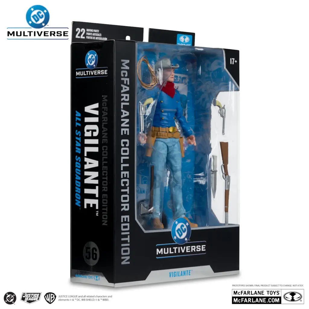 08. McFarlane Collector Edition #56 Vigilante (All Star Squadron) Figura, 18cm