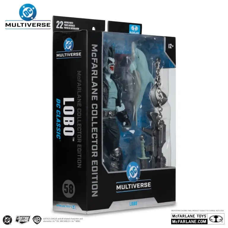 08. McFarlane Collector Edition #58 Lobo (DC Classic) Figura, 18cm