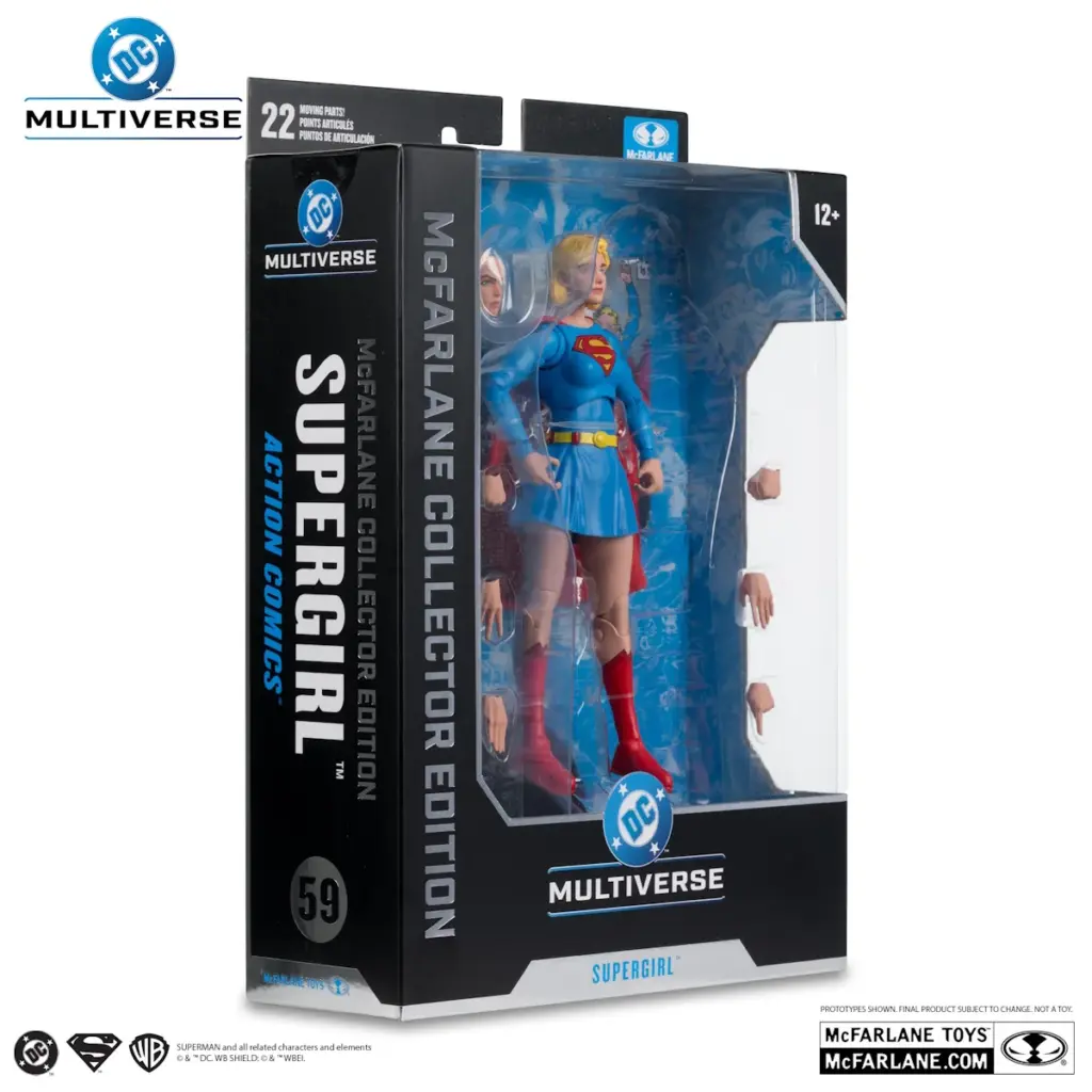 08. McFarlane Collector Edition #59 Supergirl Figura, 18cm