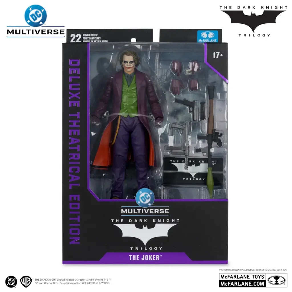 08. McFarlane DC Multiverse The Joker (The Dark Knight) Figura, 18cm