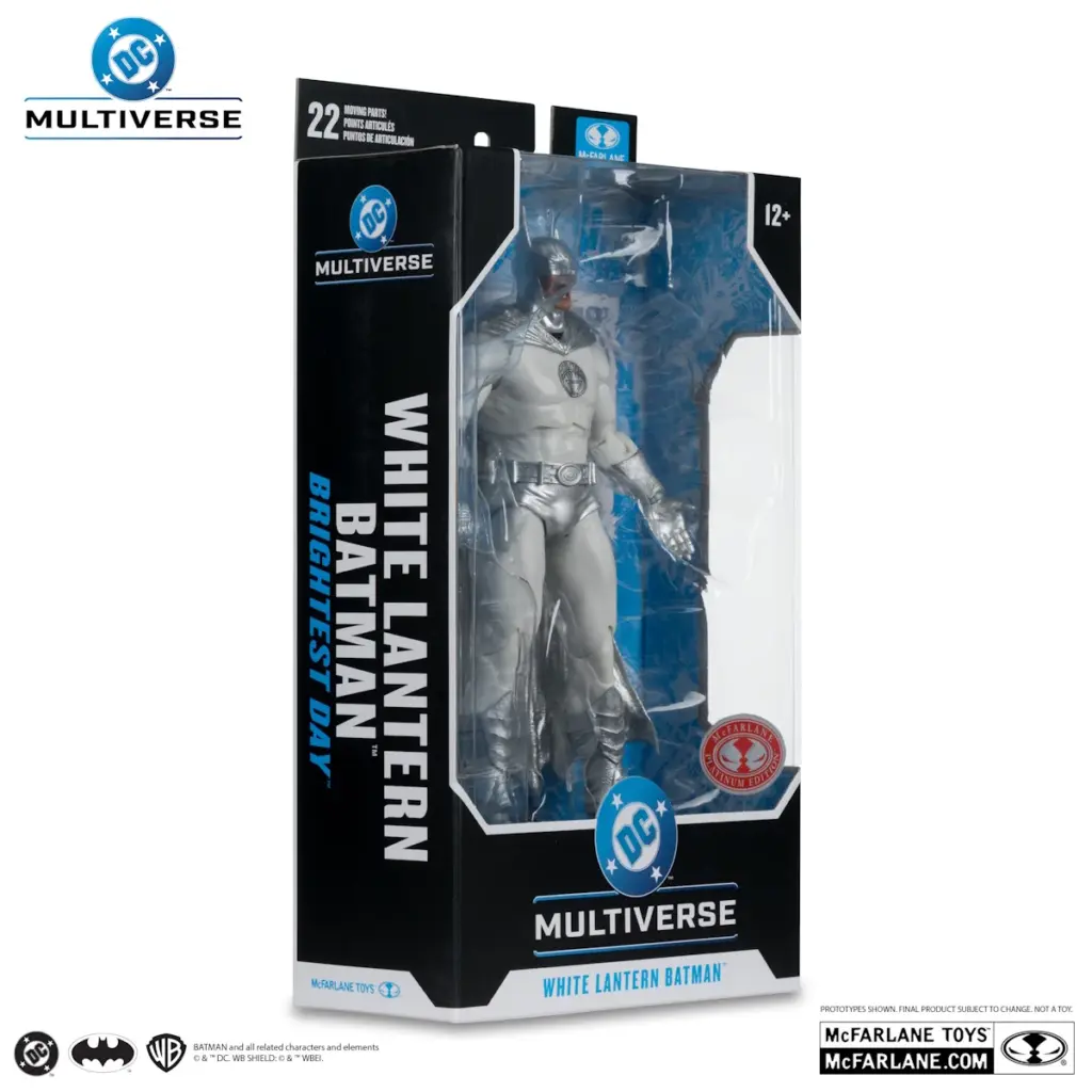 08. McFarlane DC Multiverse White Lantern Batman (Brightest Day) Figura, 18cm
