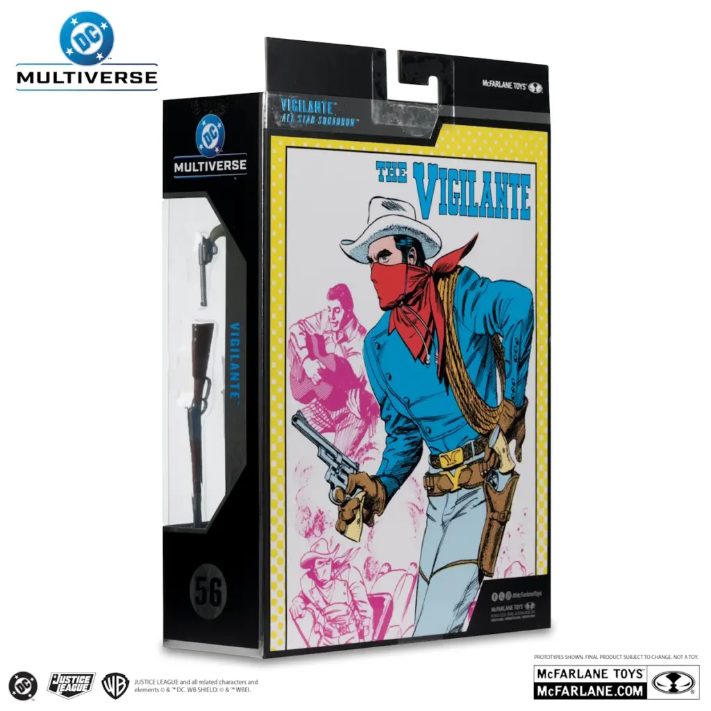 09. McFarlane Collector Edition #56 Vigilante (All Star Squadron) Figura, 18cm