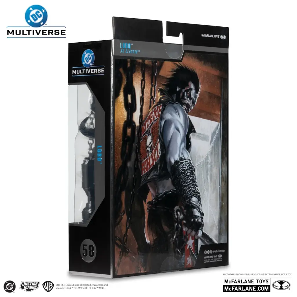 09. McFarlane Collector Edition #58 Lobo (DC Classic) Figura, 18cm
