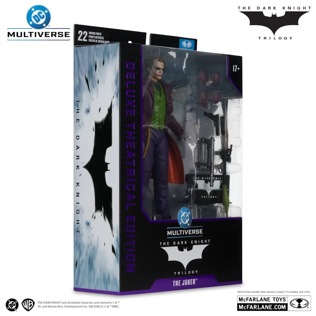 09. McFarlane DC Multiverse The Joker (The Dark Knight) Figura, 18cm
