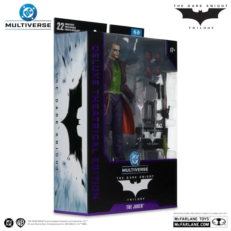 09. McFarlane DC Multiverse The Joker (The Dark Knight) Figura, 18cm