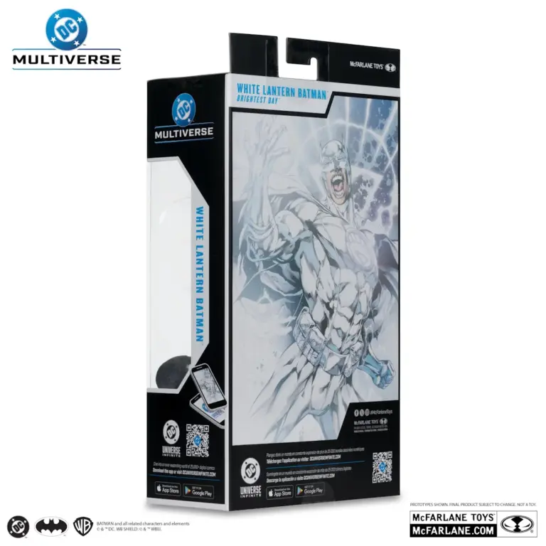09. McFarlane DC Multiverse White Lantern Batman (Brightest Day) Figura, 18cm