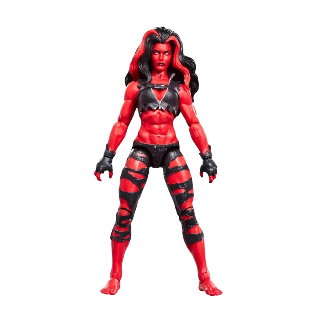 01. Marvel Legends Series Hulk Red She Hulk Figura, 15cm