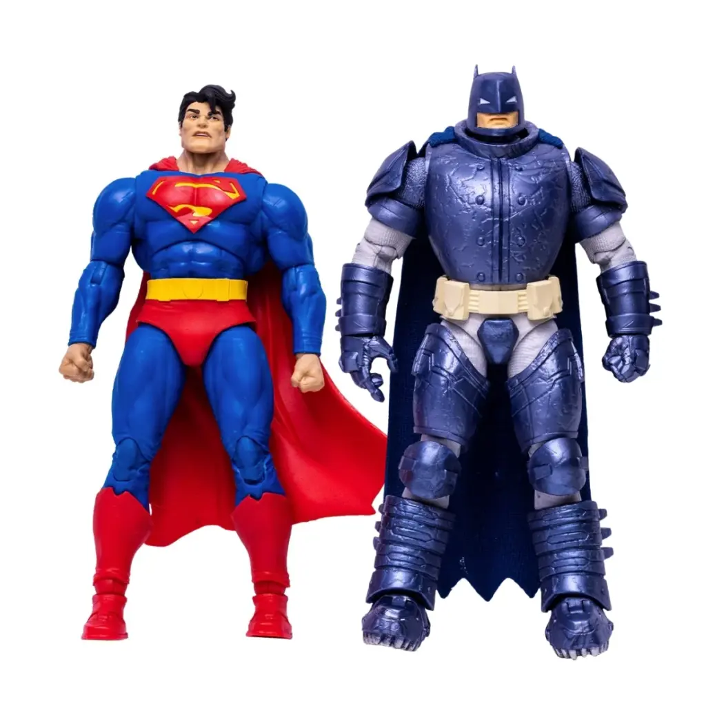01. McFarlane DC Multiverse Superman Vs. Armored Batman Set Figura, 18cm
