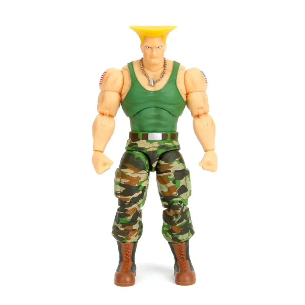 01. Ultra Street Fighter II Guile Figura, 15cm