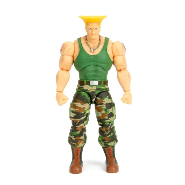 01. Ultra Street Fighter II Guile Figura, 15cm