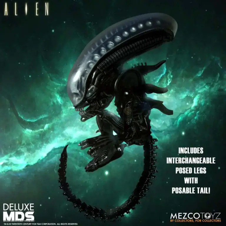 02. MDS Alien Deluxe Xenomorph Figura, 18cm