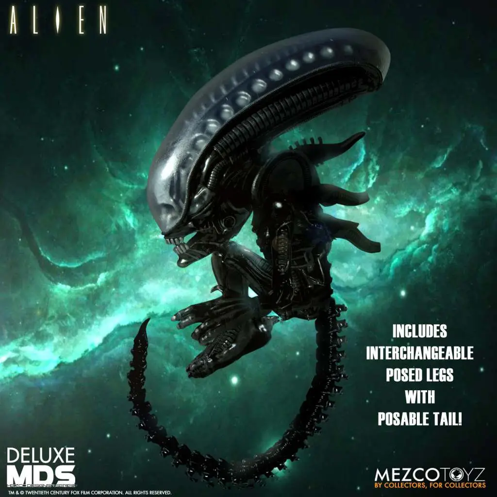 02. MDS Alien Deluxe Xenomorph Figura, 18cm