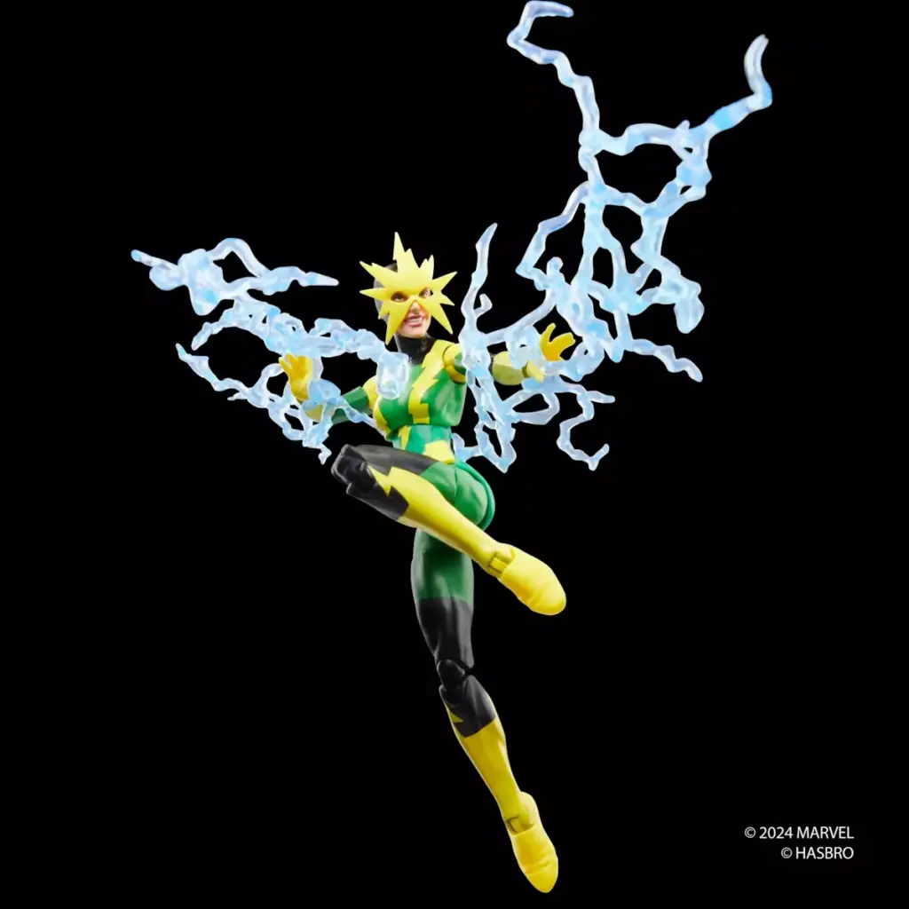 02. Marvel Legends Series Spider Man Electro (Francine Frye) Figura, 15cm