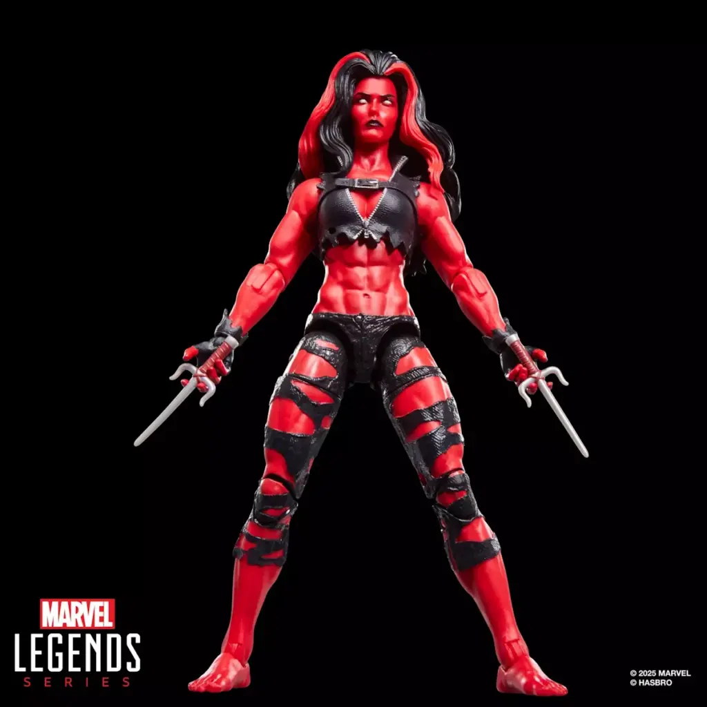 03. Marvel Legends Series Hulk Red She Hulk Figura, 15cm