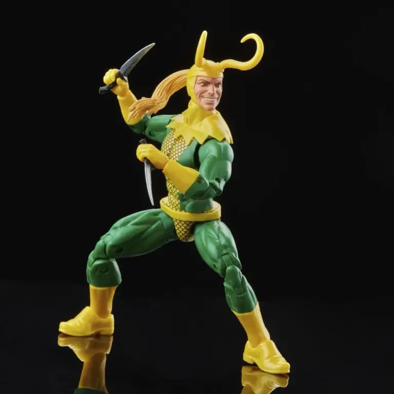 03. Marvel Legends Series Retro Collection Loki Figura, 15cm