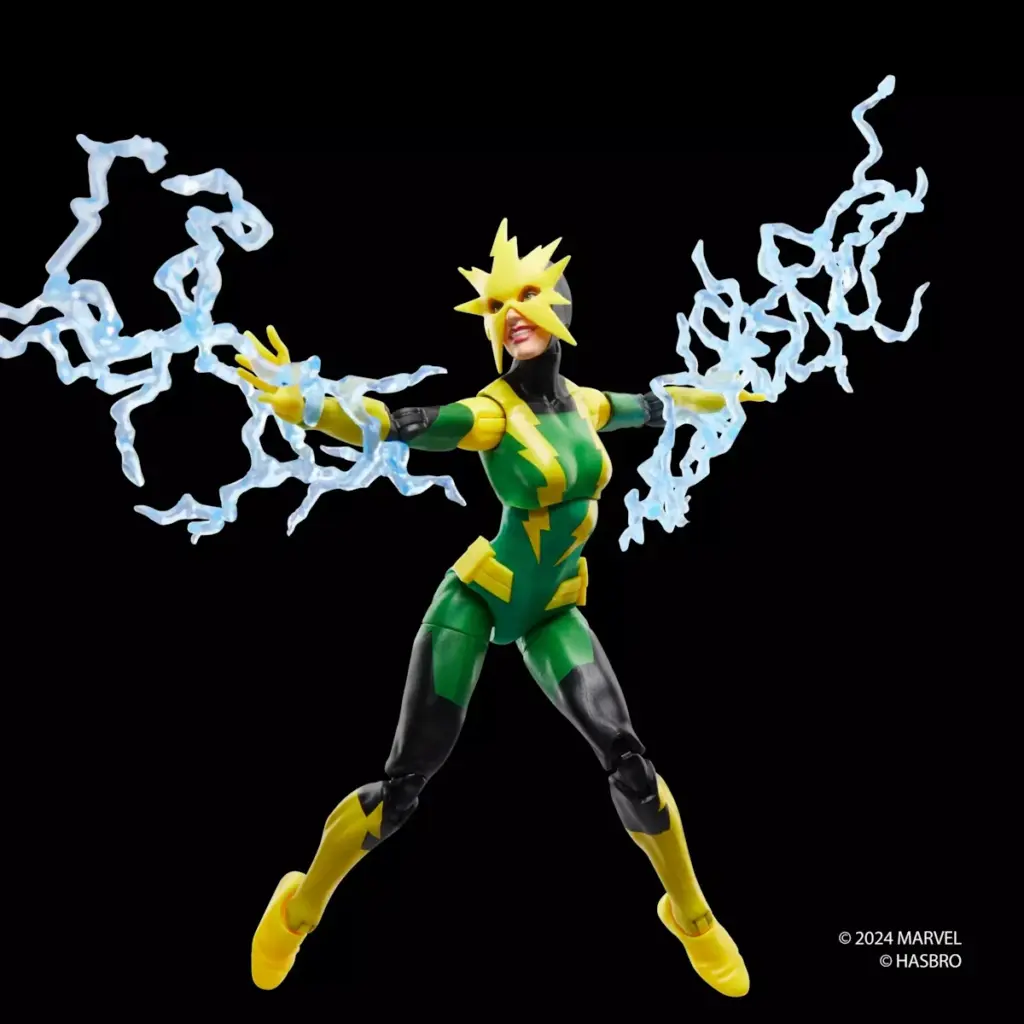 03. Marvel Legends Series Spider Man Electro (Francine Frye) Figura, 15cm