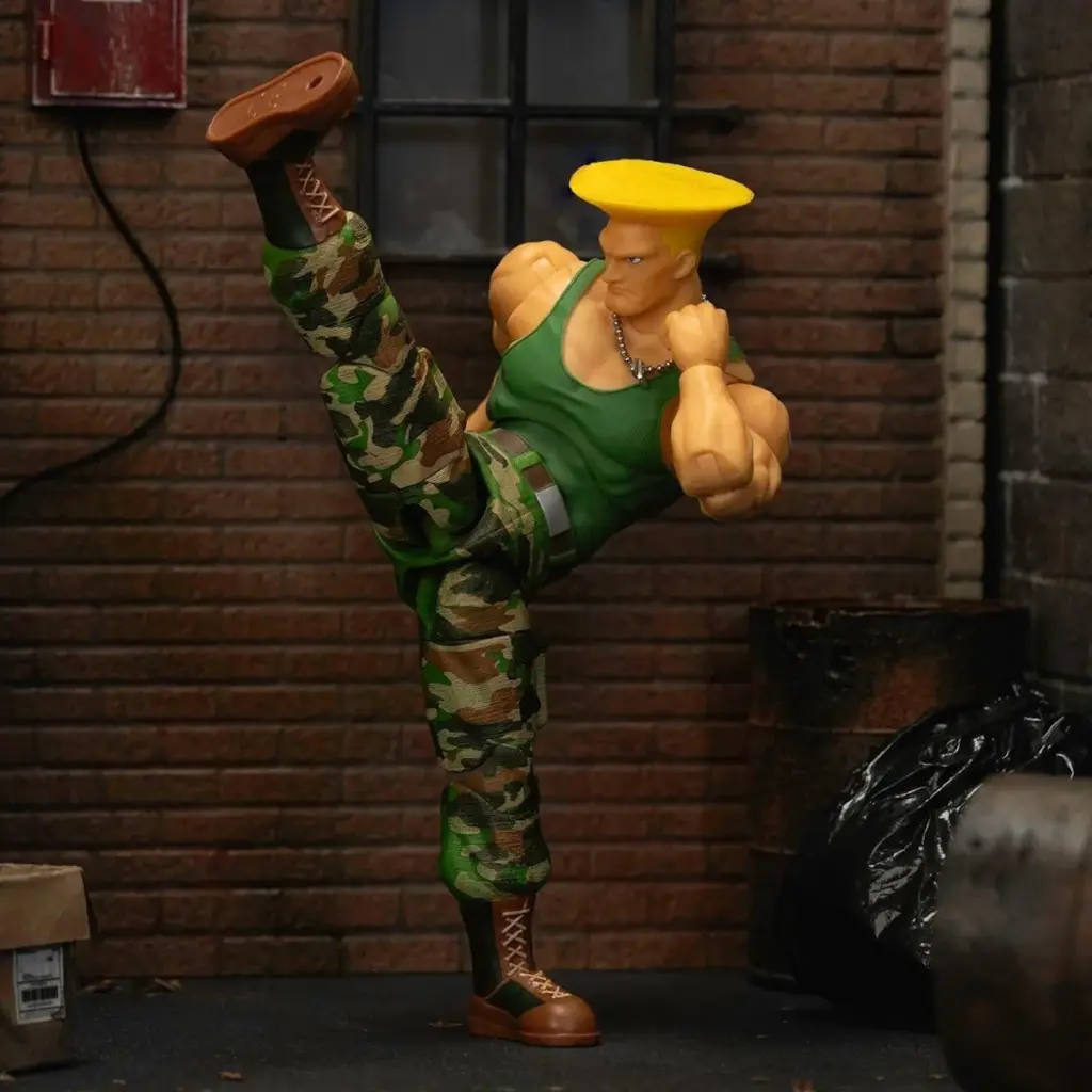 03. Ultra Street Fighter II Guile Figura, 15cm