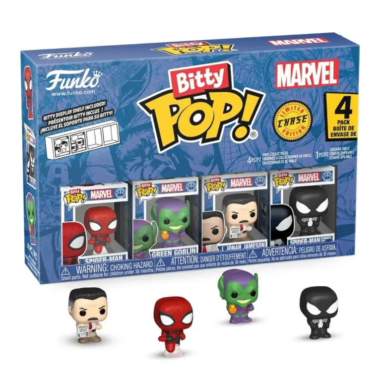 04. Funko Bitty Pop! Spider Man 4 Pack Series 1