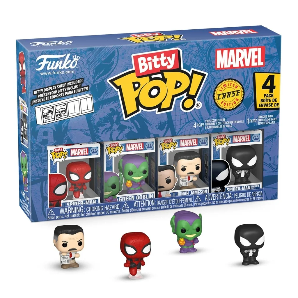 04. Funko Bitty Pop! Spider Man 4 Pack Series 1