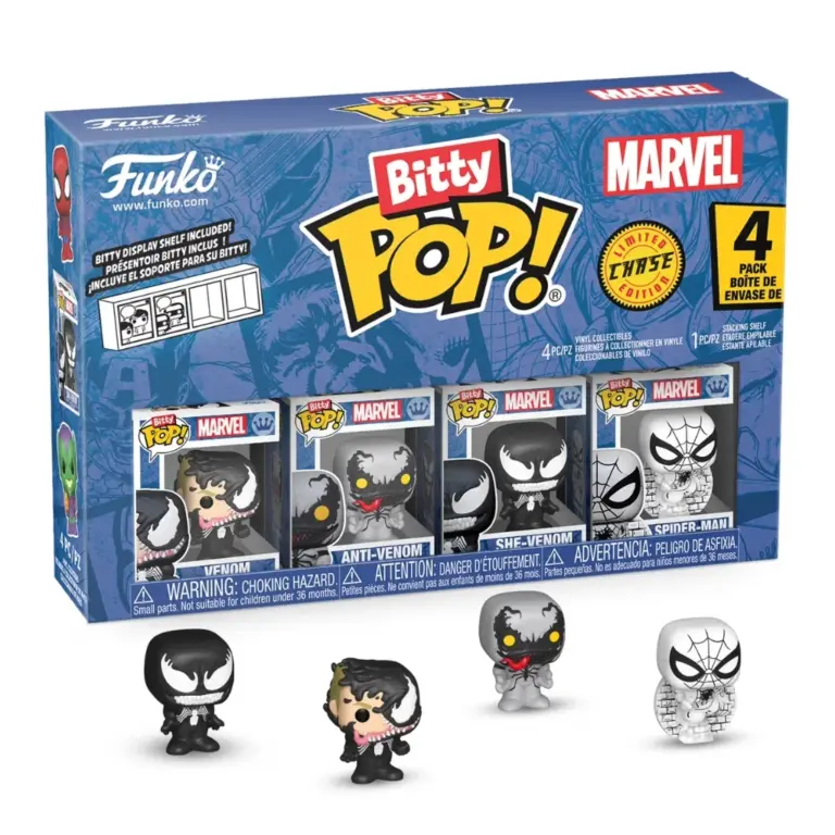 04. Funko Bitty Pop! Spider Man 4 Pack Series 3