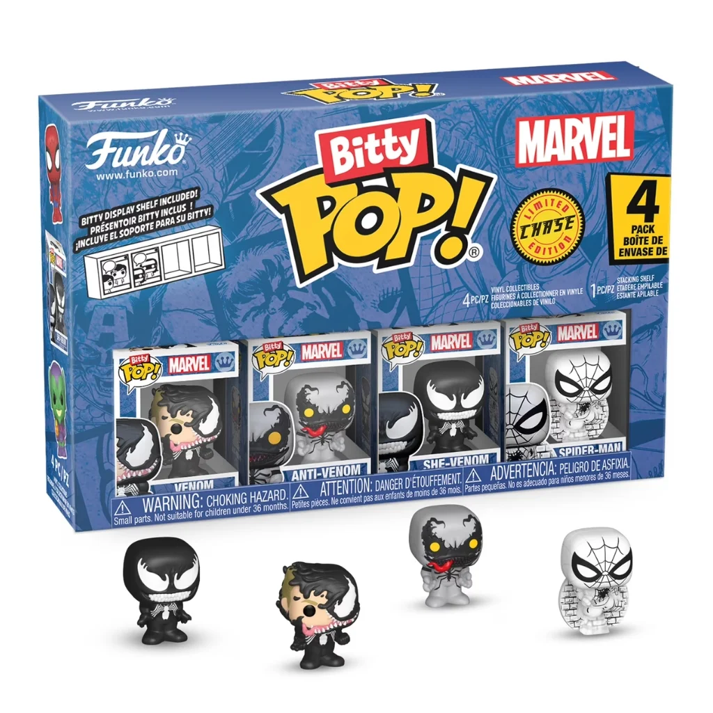 04. Funko Bitty Pop! Spider Man 4 Pack Series 3