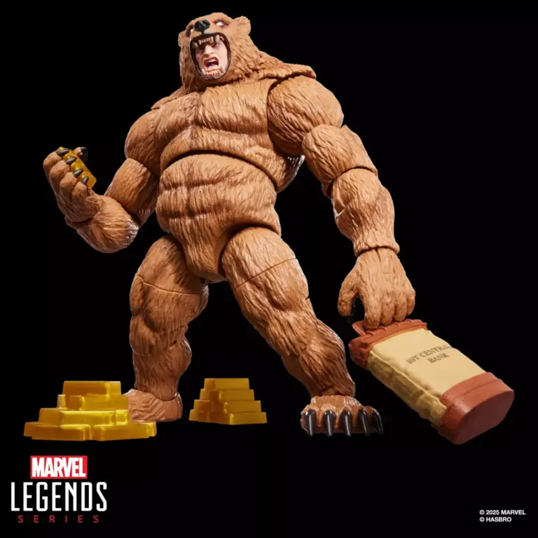 04. Marvel Legends Series Spider Man Marvel's Grizzly Figura, 15cm