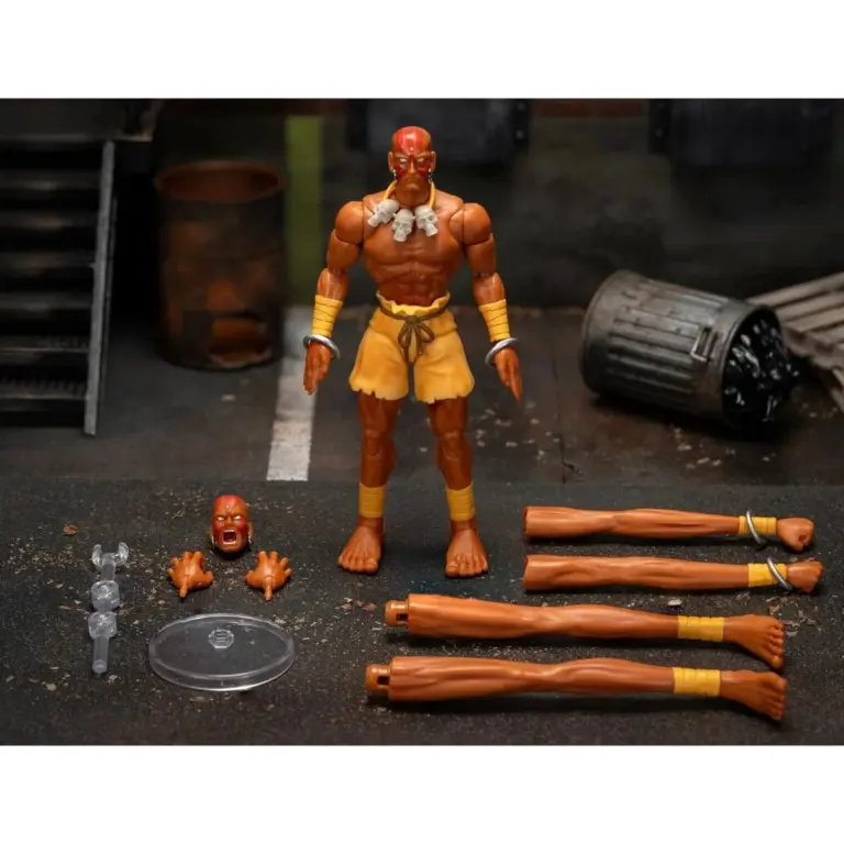 04. Ultra Street Fighter II Dhalsim Figura, 15cm