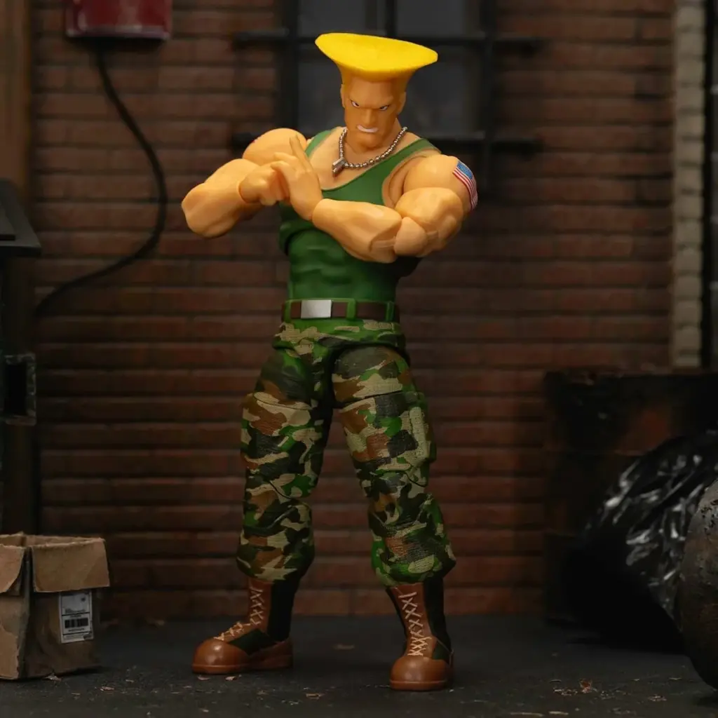 04. Ultra Street Fighter II Guile Figura, 15cm