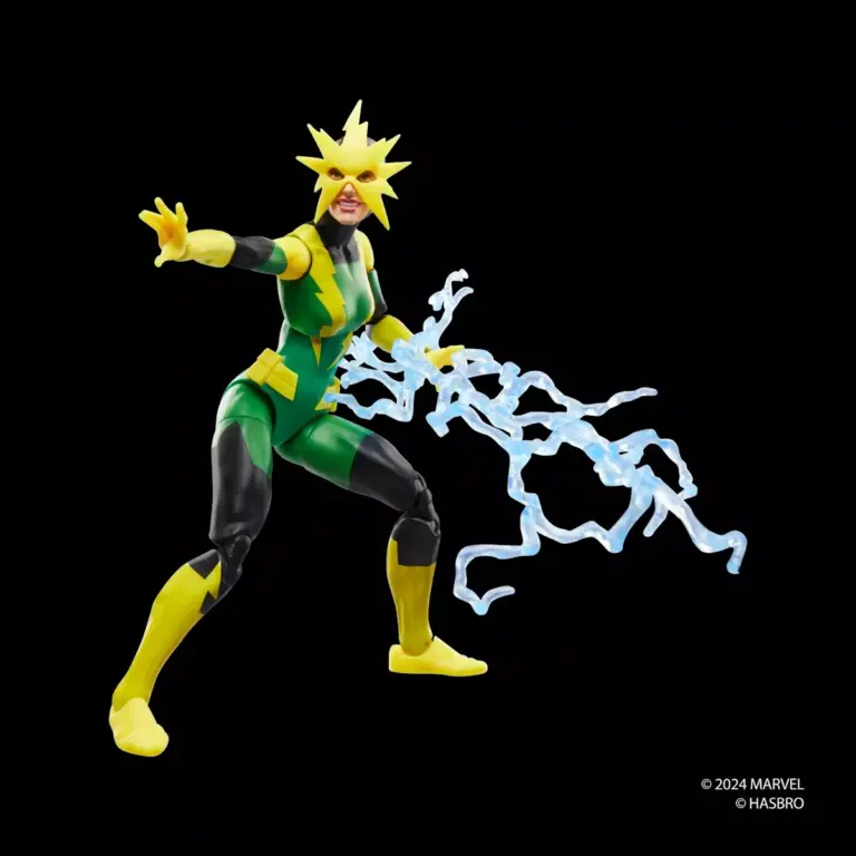 05. Marvel Legends Series Spider Man Electro (Francine Frye) Figura, 15cm
